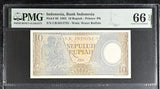 Indonesia 10 Rupiah 1963 P 89 Gem UNC PMG 66 EPQ