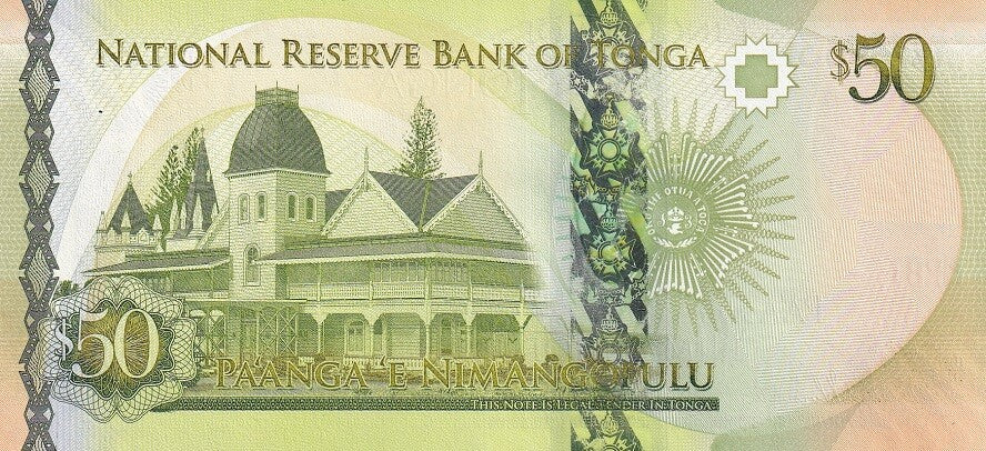 Tonga 50 Pa'anga 2021 P 48A UNC