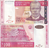 Malawi 100 Kwacha 2011 P 54 c UNC
