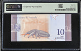 Venezuela 10 Bolivares 2018 P 103 a Superb Gem UNC PMG 69 EPQ TOP POP