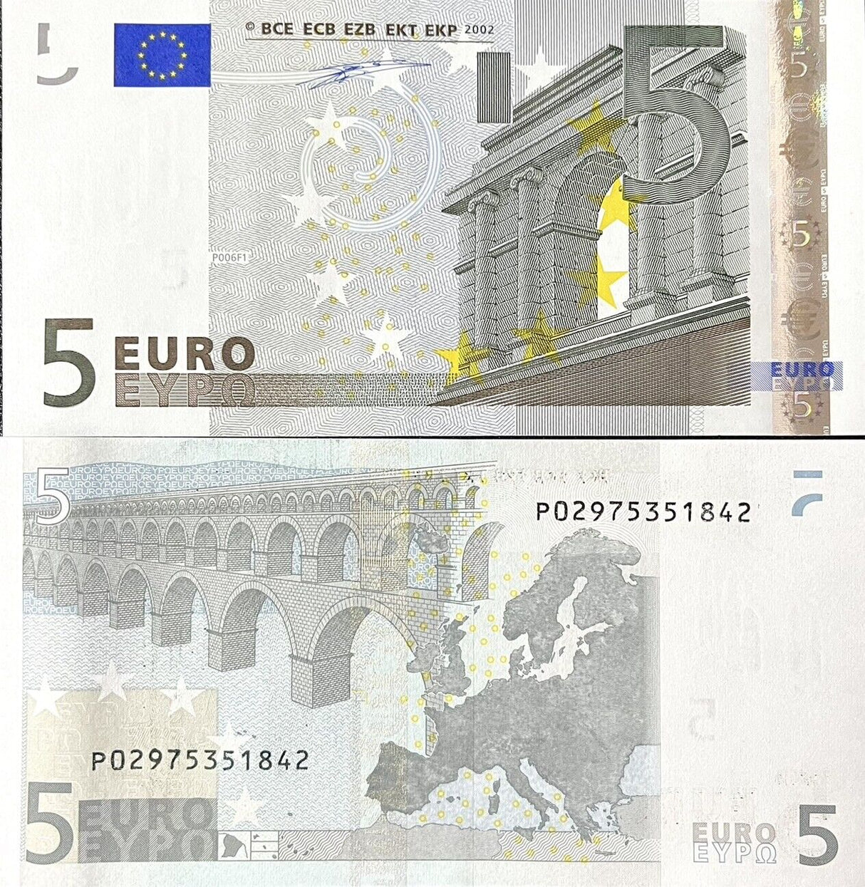 Euro 5 Euro Germany 2002 P 1 P UNC