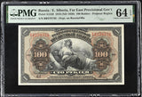 Russia East Siberia 100 Rubles 1918 ND 1920 P S1249 Choice UNC PMG 64 EPQ