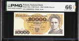 Poland 20000 Zlotych 1989 P 152 a Gem UNC PMG 66 EPQ