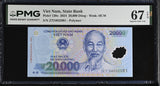 Vietnam 20000 Dong 2024 P 120 o Superb Gem UNC PMG 67 EPQ