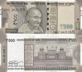 India 500 Rupees 2021 P 114 UNC ,Red Fort, Delhi ,Mahatma Gandhi