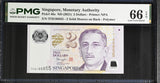 Singapore 2 Dollars ND 2021 P 46 o Gem UNC PMG 66 EPQ
