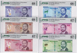 Mozambique Set 6 ;20 50-200 Meticais 2024 P 155-160 Superb Gem UNC PMG 67 68 EPQ