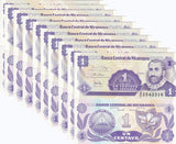 Nicaragua 1 Centavo 1991 P 167 UNC Lot 10 PCS