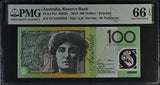 Australia 100 Dollars 2014 P 61 e Gem UNC PMG 66 EPQ