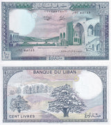 Lebanon 100 Livres 1985 P 66 c UNC