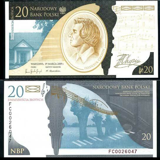 Poland 20 Zlotych 2009 Comm. P 181 UNC