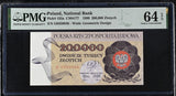 Poland 200000 Zlotych 1989 P 155 a Choice UNC PMG 64 EPQ