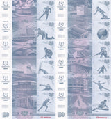 Russia Set 12 Universiade in Krasnoyarsk Winter games 2019 W/Folder