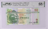 Hong Kong 50 Dollars 2005 P 208 b HSBC Superb Gem UNC PMG 68 EPQ