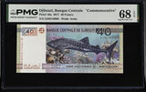 Djibouti 40 Francs 2017 P 46 a Commemorative Superb Gem UNC PMG 68 EPQ