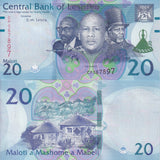 Lesotho 20 Maloti 2024 2025 P New Hybrid UNC