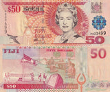 Fiji 50 Dollars  ND 2002 QE II P 108 UNC