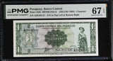 Paraguay 1 Guaranies 1952 ND 1963 P 193 b Superb Gem UNC PMG 67 EPQ TOP POP