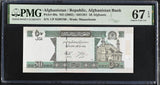Afghanistan 50 Afghanis SH 1381 ND 2002 P 69 a Superb Gem UNC PMG 67 EPQ