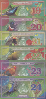 Indian Ocean set 6, 19 20 21 22 23 24 Dollars 2018 Fantasy