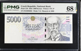 Czech Republic 5000 Korun 2023 P 27 b Superb Gem UNC PMG 68 EPQ