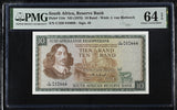 South Africa 10 Rand ND 1975 P 114 c Choice UNC PMG 64 EPQ