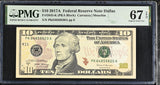 United States 10 Dollars USA 2017A P 545B K Dallas Superb Gem UNC PMG 67 EPQ