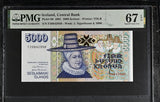 Iceland 5000 Kronur 2001 P 60 Superb Gem UNC PMG 67 EPQ