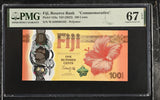 Fiji 100 Cents ND 2023 Dragon Commemorative P 124 a Superb Gem UNC PMG 67 EPQ