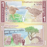 Chatham Islands 1 Koha 2013 Polymer Weka Birds Kaingaroa wharf