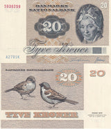 Denmark 20 Kroner 1979 Sign Andersen & Valeur P 49 a UNC
