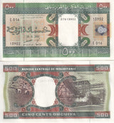 Mauritania 500 Ouguiya 2002 P 8 UNC