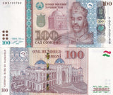 Tajikistan 100 Somoni 2022 P 28 UNC