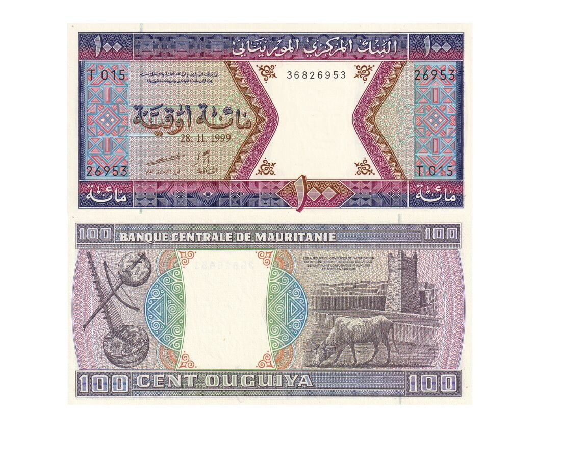 Mauritania 100 Ouguiya 1999 P 4 i UNC