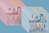 Thailand SET 2 x 10 SETS = 20 UNC 50 100 Baht ND 2025 P 146 147 NEW Polymer