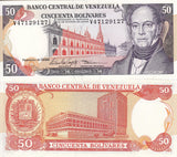 Venezuela 50 Bolivares 1998 P 65 UNC