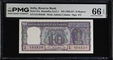 India 10 Rupees ND 1962-1967 P 57 a Gem UNC PMG 66 EPQ TOP POP