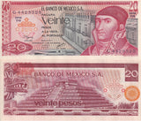 Mexico 20 Pesos 1977 P 64 d UNC
