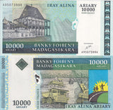 Madagascar 10000 Ariary ND 2007 P 92 a UNC