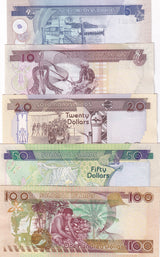 Solomon Islands Set 5 UNC 5 10 20 50 100 ND Random Year P 26 27 28 29 P 30