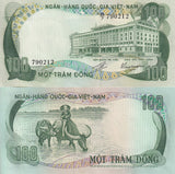 South Vietnam 100 DONG ND 1972 P 31 UNC