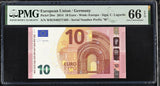 Euro 10 Euro Germany 2014 P 28 W Gem UNC PMG 66 EPQ