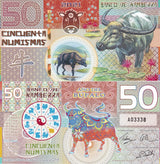 Kamberra 50 Numismas 2021 Year of Buffalo Fantasy Polymer Zodiac