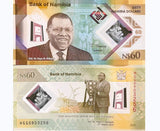 Namibia 60 Dollars ND 2025 60TH Commemorative Polymer P 19 UNC
