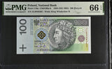 Poland 100 Zlotych 1994 ND 1995 P 176 a Gem UNC PMG 66 EPQ