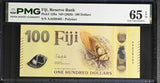 Fiji 100 Dollars ND 2026 P 129 a Gem UNC PMG 65 EPQ