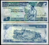 Ethiopia 5 Birr 2009/2017 P 47 h UNC