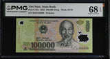 Vietnam 100000 Dong 2025 Polymer P 122 v Superb Gem UNC PMG 68 EPQ