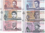 Cambodia Set 6 UNC 100 200 500 - 5000 Riels 2014/2022 P 65 65A 66 67 67A P 68