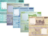 Somalia Set 5 UNC 1000 2000 10000 20000 50000 Shillin 2010 2023 P 38 39 41-43 NR